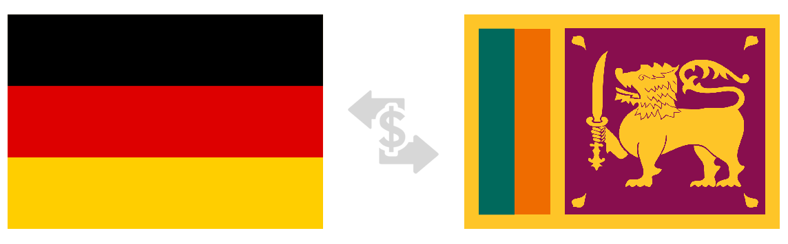 Srilanka and Germany Flag